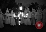 Image of Ku Klux Klan field induction ceremony Stone Mountain Georgia USA, 1935, second 20 stock footage video 65675054110