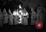Image of Ku Klux Klan field induction ceremony Stone Mountain Georgia USA, 1935, second 22 stock footage video 65675054110