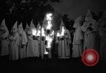 Image of Ku Klux Klan field induction ceremony Stone Mountain Georgia USA, 1935, second 25 stock footage video 65675054110