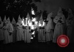 Image of Ku Klux Klan field induction ceremony Stone Mountain Georgia USA, 1935, second 26 stock footage video 65675054110