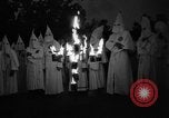 Image of Ku Klux Klan field induction ceremony Stone Mountain Georgia USA, 1935, second 28 stock footage video 65675054110