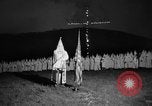 Image of Ku Klux Klan field induction ceremony Stone Mountain Georgia USA, 1935, second 30 stock footage video 65675054110
