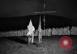 Image of Ku Klux Klan field induction ceremony Stone Mountain Georgia USA, 1935, second 31 stock footage video 65675054110