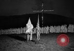 Image of Ku Klux Klan field induction ceremony Stone Mountain Georgia USA, 1935, second 32 stock footage video 65675054110