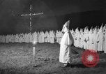 Image of Ku Klux Klan field induction ceremony Stone Mountain Georgia USA, 1935, second 38 stock footage video 65675054110