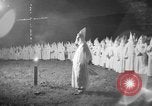 Image of Ku Klux Klan field induction ceremony Stone Mountain Georgia USA, 1935, second 41 stock footage video 65675054110