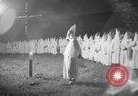 Image of Ku Klux Klan field induction ceremony Stone Mountain Georgia USA, 1935, second 42 stock footage video 65675054110
