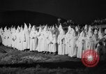 Image of Ku Klux Klan field induction ceremony Stone Mountain Georgia USA, 1935, second 46 stock footage video 65675054110