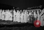 Image of Ku Klux Klan field induction ceremony Stone Mountain Georgia USA, 1935, second 47 stock footage video 65675054110