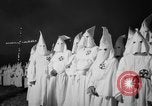 Image of Ku Klux Klan field induction ceremony Stone Mountain Georgia USA, 1935, second 50 stock footage video 65675054110
