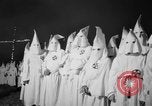 Image of Ku Klux Klan field induction ceremony Stone Mountain Georgia USA, 1935, second 51 stock footage video 65675054110