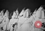 Image of Ku Klux Klan field induction ceremony Stone Mountain Georgia USA, 1935, second 54 stock footage video 65675054110