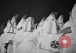 Image of Ku Klux Klan field induction ceremony Stone Mountain Georgia USA, 1935, second 55 stock footage video 65675054110