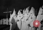 Image of Ku Klux Klan field induction ceremony Stone Mountain Georgia USA, 1935, second 57 stock footage video 65675054110