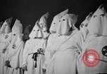 Image of Ku Klux Klan field induction ceremony Stone Mountain Georgia USA, 1935, second 60 stock footage video 65675054110