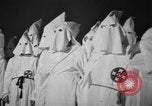 Image of Ku Klux Klan field induction ceremony Stone Mountain Georgia USA, 1935, second 61 stock footage video 65675054110