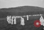 Image of KKK members ceremony Stone Mountain Georgia USA, 1935, second 1 stock footage video 65675054111
