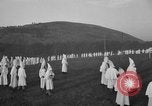 Image of KKK members ceremony Stone Mountain Georgia USA, 1935, second 5 stock footage video 65675054111