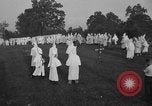 Image of KKK members ceremony Stone Mountain Georgia USA, 1935, second 14 stock footage video 65675054111