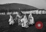 Image of KKK members ceremony Stone Mountain Georgia USA, 1935, second 19 stock footage video 65675054111