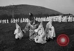 Image of KKK members ceremony Stone Mountain Georgia USA, 1935, second 22 stock footage video 65675054111
