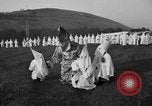 Image of KKK members ceremony Stone Mountain Georgia USA, 1935, second 23 stock footage video 65675054111