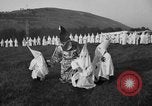 Image of KKK members ceremony Stone Mountain Georgia USA, 1935, second 24 stock footage video 65675054111