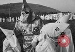 Image of KKK members ceremony Stone Mountain Georgia USA, 1935, second 25 stock footage video 65675054111