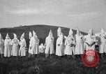 Image of KKK members ceremony Stone Mountain Georgia USA, 1935, second 28 stock footage video 65675054111