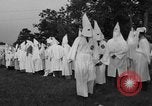 Image of KKK members ceremony Stone Mountain Georgia USA, 1935, second 31 stock footage video 65675054111