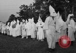 Image of KKK members ceremony Stone Mountain Georgia USA, 1935, second 32 stock footage video 65675054111