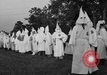 Image of KKK members ceremony Stone Mountain Georgia USA, 1935, second 33 stock footage video 65675054111