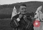 Image of KKK members ceremony Stone Mountain Georgia USA, 1935, second 36 stock footage video 65675054111