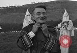 Image of KKK members ceremony Stone Mountain Georgia USA, 1935, second 37 stock footage video 65675054111