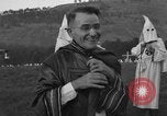 Image of KKK members ceremony Stone Mountain Georgia USA, 1935, second 38 stock footage video 65675054111