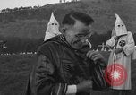 Image of KKK members ceremony Stone Mountain Georgia USA, 1935, second 39 stock footage video 65675054111