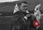 Image of KKK members ceremony Stone Mountain Georgia USA, 1935, second 40 stock footage video 65675054111