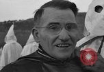 Image of KKK members ceremony Stone Mountain Georgia USA, 1935, second 43 stock footage video 65675054111