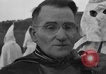 Image of KKK members ceremony Stone Mountain Georgia USA, 1935, second 45 stock footage video 65675054111