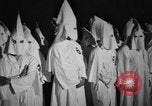 Image of KKK membership ceremony Stone Mountain Georgia USA, 1935, second 29 stock footage video 65675054112