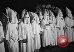 Image of KKK membership ceremony Stone Mountain Georgia USA, 1935, second 31 stock footage video 65675054112