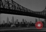 Image of Queensboro Bridge New York City USA, 1950, second 3 stock footage video 65675054173