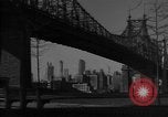 Image of Queensboro Bridge New York City USA, 1950, second 28 stock footage video 65675054173