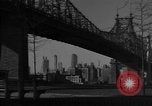 Image of Queensboro Bridge New York City USA, 1950, second 32 stock footage video 65675054173