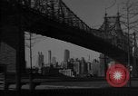 Image of Queensboro Bridge New York City USA, 1950, second 36 stock footage video 65675054173