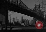 Image of Queensboro Bridge New York City USA, 1950, second 37 stock footage video 65675054173