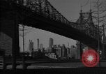 Image of Queensboro Bridge New York City USA, 1950, second 38 stock footage video 65675054173