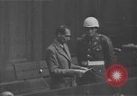 Image Rudolf Hess témoigne Nuremberg ALLEMAGNE, 1946, de la seconde 37 séquences d'archives historiques vidéo 65675054186