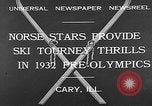 Standbild Frühe Skispringen Cary Illinois USA, 1932, aus Sekunde 8 historischem Filmmaterial Videoclip 65675054198