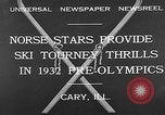 Standbild Frühe Skispringen Cary Illinois USA, 1932, aus Sekunde 9 historischem Filmmaterial Videoclip 65675054198